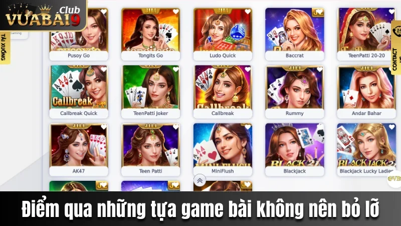 Điểm qua những tựa game bài không nên bỏ lỡ