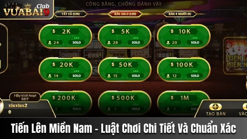 Tiến Lên Miền Nam - Luật Chơi Chi Tiết Và Chuẩn Xác Cho Bạn 1 Tiến lên miền Nam